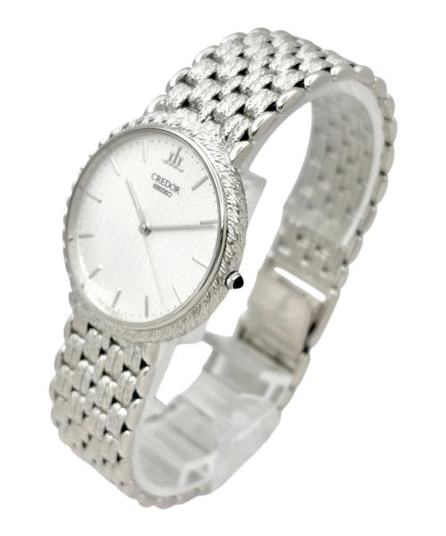 SEIKO（セイコー）SEIKO (セイコー) CREDOR クレドール Ref.8J81-6A60-D 31.5mm シルバー文字盤 シルバー サイズ:31.5mm/18.5cmの古着・服飾アイテム