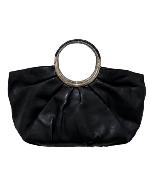 Christian Dior（クリスチャン ディオール）Christian Dior (クリスチャン ディオール) トップハンドルレザーバッグ ブラックの古着・服飾アイテム