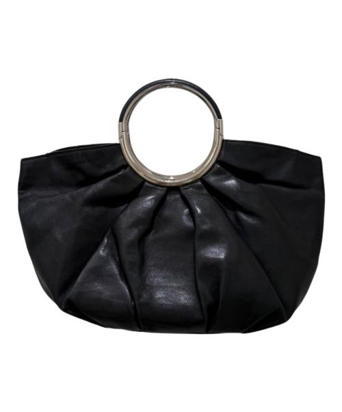 Christian Dior（クリスチャン ディオール）Christian Dior (クリスチャン ディオール) トップハンドルレザーバッグ ブラックの古着・服飾アイテム