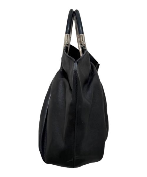 Christian Dior（クリスチャン ディオール）Christian Dior (クリスチャン ディオール) トップハンドルレザーバッグ ブラックの古着・服飾アイテム