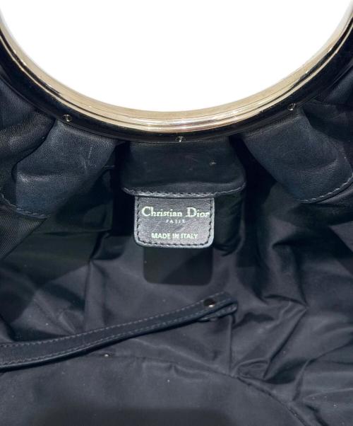 Christian Dior（クリスチャン ディオール）Christian Dior (クリスチャン ディオール) トップハンドルレザーバッグ ブラックの古着・服飾アイテム