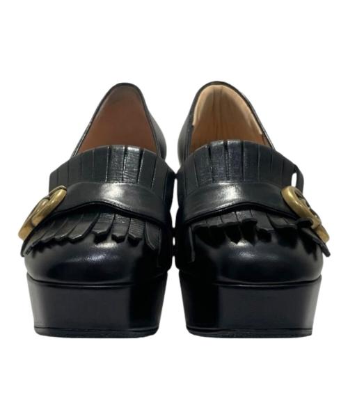 GUCCI（グッチ）GUCCI (グッチ) GG Marmont pumps/GGマーモントパンプス ブラック サイズ:37の古着・服飾アイテム