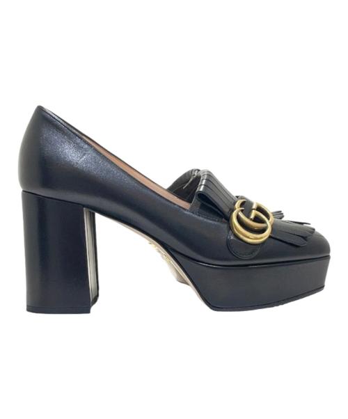 GUCCI（グッチ）GUCCI (グッチ) GG Marmont pumps/GGマーモントパンプス ブラック サイズ:37の古着・服飾アイテム