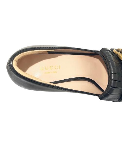 GUCCI（グッチ）GUCCI (グッチ) GG Marmont pumps/GGマーモントパンプス ブラック サイズ:37の古着・服飾アイテム