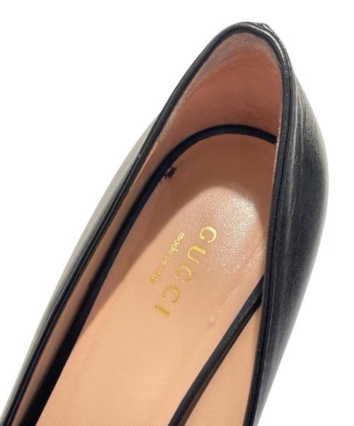 GUCCI（グッチ）GUCCI (グッチ) GG Marmont pumps/GGマーモントパンプス ブラック サイズ:37の古着・服飾アイテム