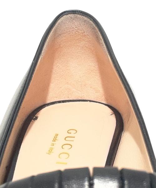 GUCCI（グッチ）GUCCI (グッチ) GG Marmont pumps/GGマーモントパンプス ブラック サイズ:37の古着・服飾アイテム