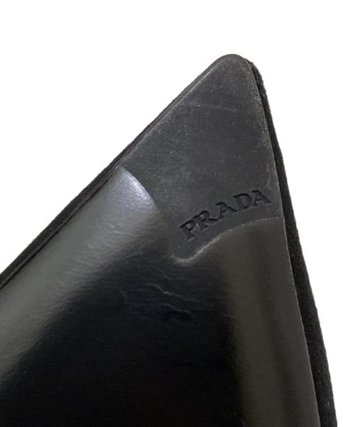PRADA（プラダ）PRADA (プラダ) ベルト付パンプス ブラック サイズ:37の古着・服飾アイテム