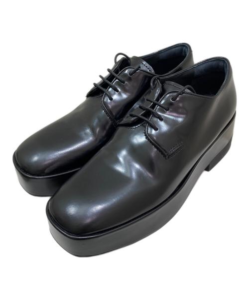 PRADA（プラダ）PRADA (プラダ) 厚底ローファー ブラック サイズ:37の古着・服飾アイテム