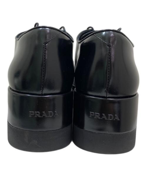 PRADA（プラダ）PRADA (プラダ) 厚底ローファー ブラック サイズ:37の古着・服飾アイテム