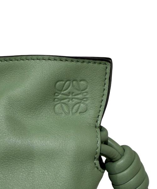 LOEWE（ロエベ）LOEWE (ロエベ) フラメンコクラッチ ミニ グリーン系 サイズ:ミニの古着・服飾アイテム
