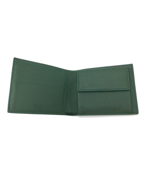 Salvatore Ferragamo（サルヴァトーレ フェラガモ）Salvatore Ferragamo (サルヴァトーレ フェラガモ) 2つ折り財布 グリーンの古着・服飾アイテム