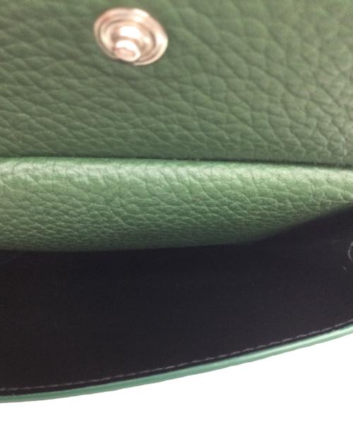 Salvatore Ferragamo（サルヴァトーレ フェラガモ）Salvatore Ferragamo (サルヴァトーレ フェラガモ) 2つ折り財布 グリーンの古着・服飾アイテム