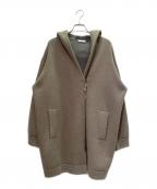 BRUNELLO CUCINELLIブルネロクチネリ）の古着「カシミヤフーデッドカーディガン」｜チャコールグレー