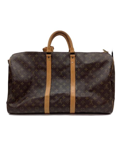 LOUIS VUITTON（ルイ ヴィトン）LOUIS VUITTON (ルイ ヴィトン) トラベルバッグ ブラウンの古着・服飾アイテム