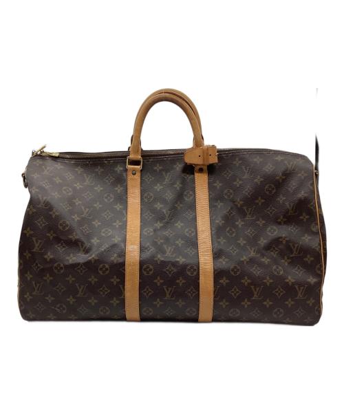 LOUIS VUITTON（ルイ ヴィトン）LOUIS VUITTON (ルイ ヴィトン) トラベルバッグ ブラウンの古着・服飾アイテム