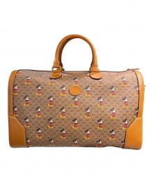 GUCCI×DISNEY（グッチ×ディズニー）の古着「2wayボストンバッグ」｜ブラウン