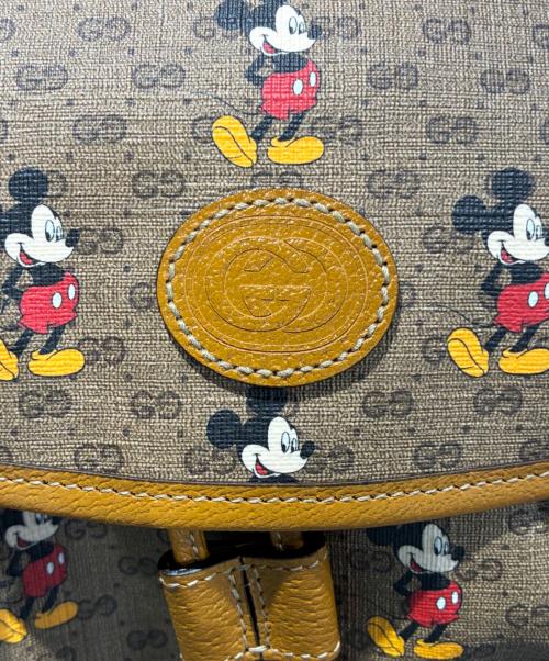 GUCCI（グッチ）GUCCI (グッチ) DISNEY (ディズニー) バックパック ブラウン サイズ:-の古着・服飾アイテム