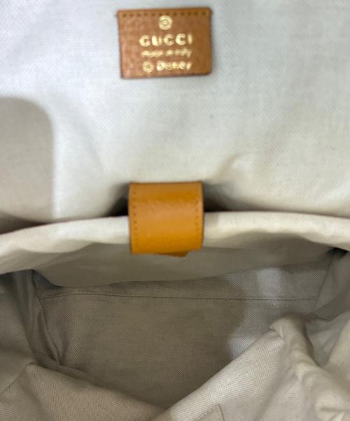 GUCCI（グッチ）GUCCI (グッチ) DISNEY (ディズニー) バックパック ブラウン サイズ:-の古着・服飾アイテム