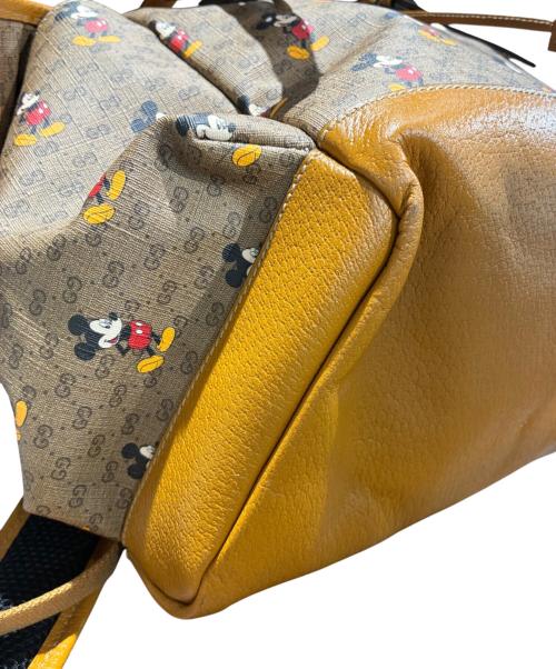 GUCCI（グッチ）GUCCI (グッチ) DISNEY (ディズニー) バックパック ブラウン サイズ:-の古着・服飾アイテム