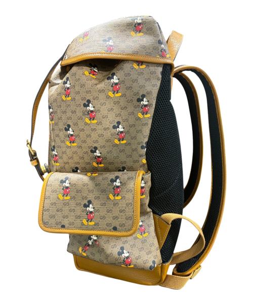GUCCI（グッチ）GUCCI (グッチ) DISNEY (ディズニー) バックパック ブラウン サイズ:-の古着・服飾アイテム
