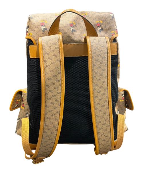 GUCCI（グッチ）GUCCI (グッチ) DISNEY (ディズニー) バックパック ブラウン サイズ:-の古着・服飾アイテム