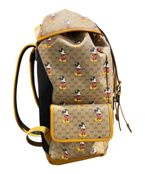 GUCCI（グッチ）GUCCI (グッチ) DISNEY (ディズニー) バックパック ブラウン サイズ:-の古着・服飾アイテム