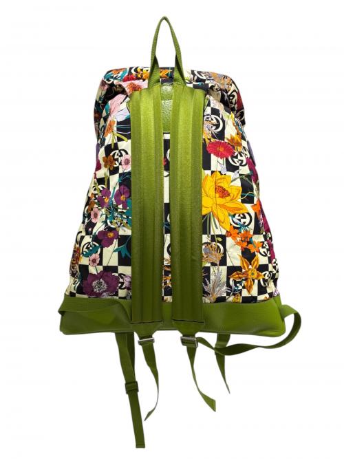 GUCCI（グッチ）GUCCI (グッチ) THE NORTH FACE (ザ ノース フェイス) GG総柄バックパック/コラボバックパック 緑・マルチカラー サイズ:-の古着・服飾アイテム