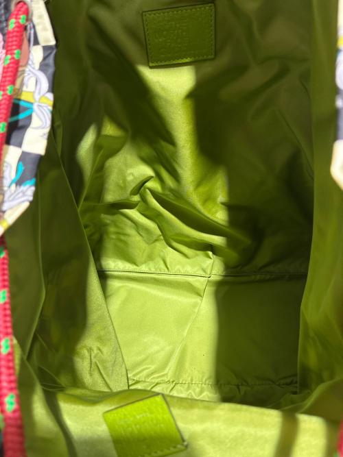 GUCCI（グッチ）GUCCI (グッチ) THE NORTH FACE (ザ ノース フェイス) GG総柄バックパック/コラボバックパック 緑・マルチカラー サイズ:-の古着・服飾アイテム