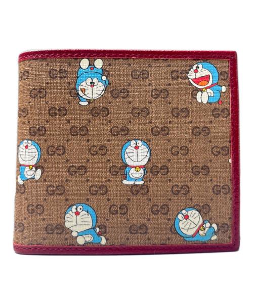 GUCCI（グッチ）GUCCI (グッチ) ドラえもん (ドラエモン) ドラえもん×グッチ コインウォレット レッドの古着・服飾アイテム