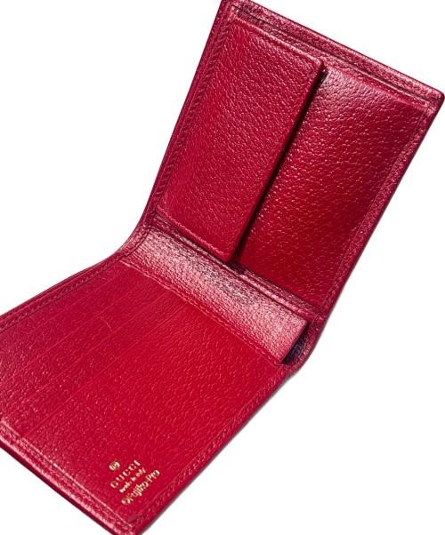 GUCCI（グッチ）GUCCI (グッチ) ドラえもん (ドラエモン) ドラえもん×グッチ コインウォレット レッドの古着・服飾アイテム