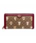 GUCCI（グッチ）の古着「GUCCI×ドラえもん ラウンドファスナー長財布」｜レッド