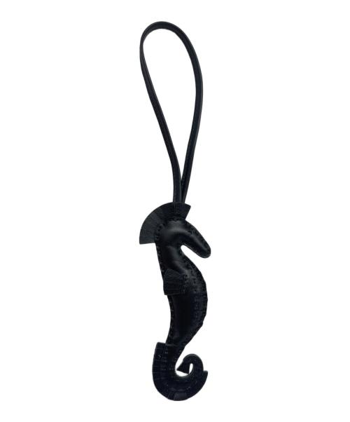 HERMES（エルメス）HERMES (エルメス) Hippo Bag Charm バッグチャーム イポ /アニョーミロ/ブラック/B刻印:2023年製 ブラックの古着・服飾アイテム