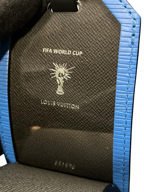 LOUIS VUITTON（ルイ ヴィトン）LOUIS VUITTON (ルイ ヴィトン) FIFA World Cup Epi Porte Leather Luggage Travel Name Tag ブルーの古着・服飾アイテム
