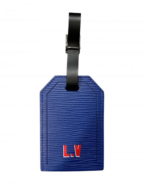 LOUIS VUITTON（ルイ ヴィトン）LOUIS VUITTON (ルイ ヴィトン) FIFA World Cup Epi Porte Leather Luggage Travel Name Tag ブルーの古着・服飾アイテム