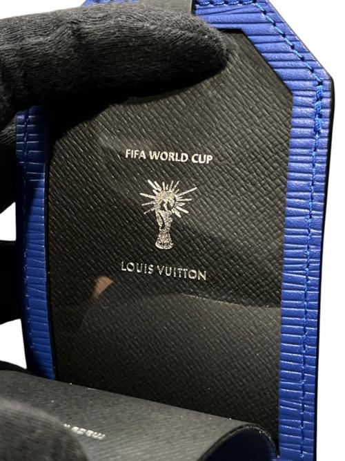 LOUIS VUITTON（ルイ ヴィトン）LOUIS VUITTON (ルイ ヴィトン) FIFA World Cup Epi Porte Leather Luggage Travel Name Tag ブルーの古着・服飾アイテム