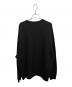 DRIES VAN NOTEN (ドリスヴァンノッテン) グラフィックプリントスウェット ブラック サイズ:M：20000円