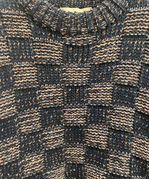 MARNI（マルニ）MARNI (マルニ) チェック織りニット グレー サイズ:50の古着・服飾アイテム
