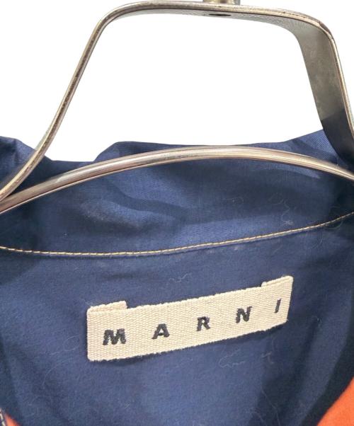 MARNI（マルニ）MARNI (マルニ) コットンポプリンカジュアルオープンカラーシャツ ブラウン サイズ:50の古着・服飾アイテム