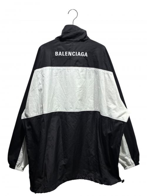 BALENCIAGA（バレンシアガ）BALENCIAGA (バレンシアガ) TRACKSUIT POPLIN SHIRT JACKET/トラックスーツポプリンシャツジャケット ブラック サイズ:44の古着・服飾アイテム