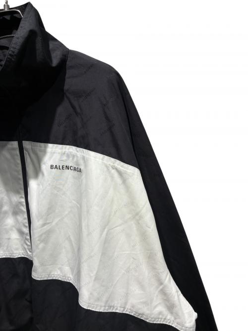 BALENCIAGA（バレンシアガ）BALENCIAGA (バレンシアガ) TRACKSUIT POPLIN SHIRT JACKET/トラックスーツポプリンシャツジャケット ブラック サイズ:44の古着・服飾アイテム