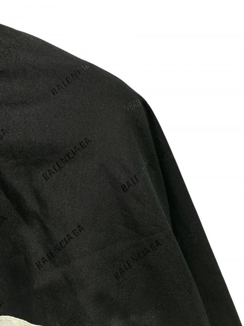 BALENCIAGA（バレンシアガ）BALENCIAGA (バレンシアガ) TRACKSUIT POPLIN SHIRT JACKET/トラックスーツポプリンシャツジャケット ブラック サイズ:44の古着・服飾アイテム
