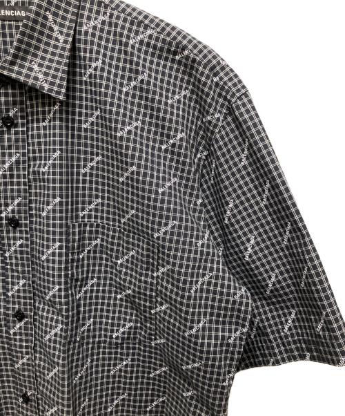 BALENCIAGA（バレンシアガ）BALENCIAGA (バレンシアガ) 半袖シャツ ブラック サイズ:39の古着・服飾アイテム