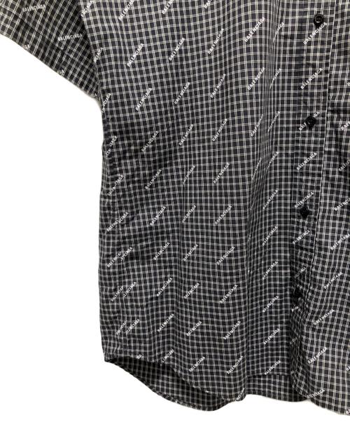 BALENCIAGA（バレンシアガ）BALENCIAGA (バレンシアガ) 半袖シャツ ブラック サイズ:39の古着・服飾アイテム