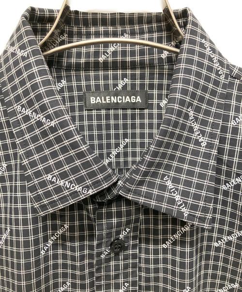 BALENCIAGA（バレンシアガ）BALENCIAGA (バレンシアガ) 半袖シャツ ブラック サイズ:39の古着・服飾アイテム