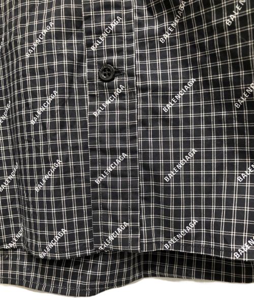BALENCIAGA（バレンシアガ）BALENCIAGA (バレンシアガ) 半袖シャツ ブラック サイズ:39の古着・服飾アイテム