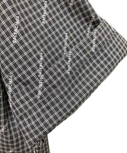 BALENCIAGA（バレンシアガ）BALENCIAGA (バレンシアガ) 半袖シャツ ブラック サイズ:39の古着・服飾アイテム