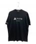 BALENCIAGA（バレンシアガ）の古着「21AW Multi-Logo Print Oversized T-Shirt マルチロゴプリント オーバーサイズT/651795 TKVF3」｜ブラック