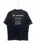 BALENCIAGA (バレンシアガ) PS5 21AW Multi-Logo Print Oversized T-Shirt マルチロゴプリント オーバーサイズT/651795 TKVF3 ブラック サイズ:XXS：40000円