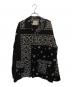 sacai（サカイ）の古着「Archive Print Mix Shirt」｜ブラック
