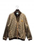 GUCCI×DISNEYグッチ×ディズニー）の古着「ミッキー総柄ジップアップジャケット」｜ブラウン